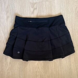 lululemon athletica Black Mini Skirt